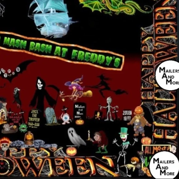 25 10x13 Poly Mailers Halloween Shipping Envelopes PRICE IS FIRM Monster Fall - Picture 9 of 11